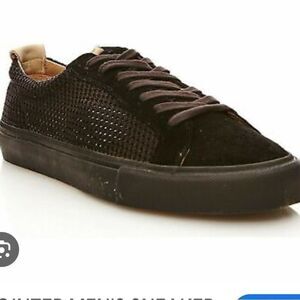 POINTER BLACK SNEAKERS.   LOW CUT, VULCANIZE SOLE.  NEW IN BOX